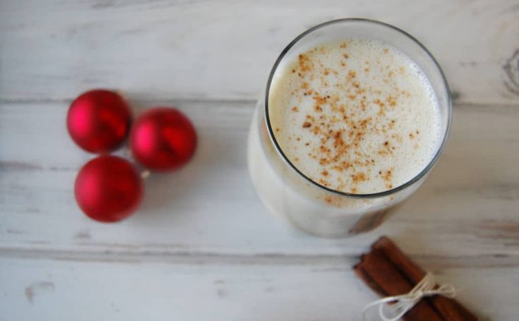 Healthy Homemade Eggnog