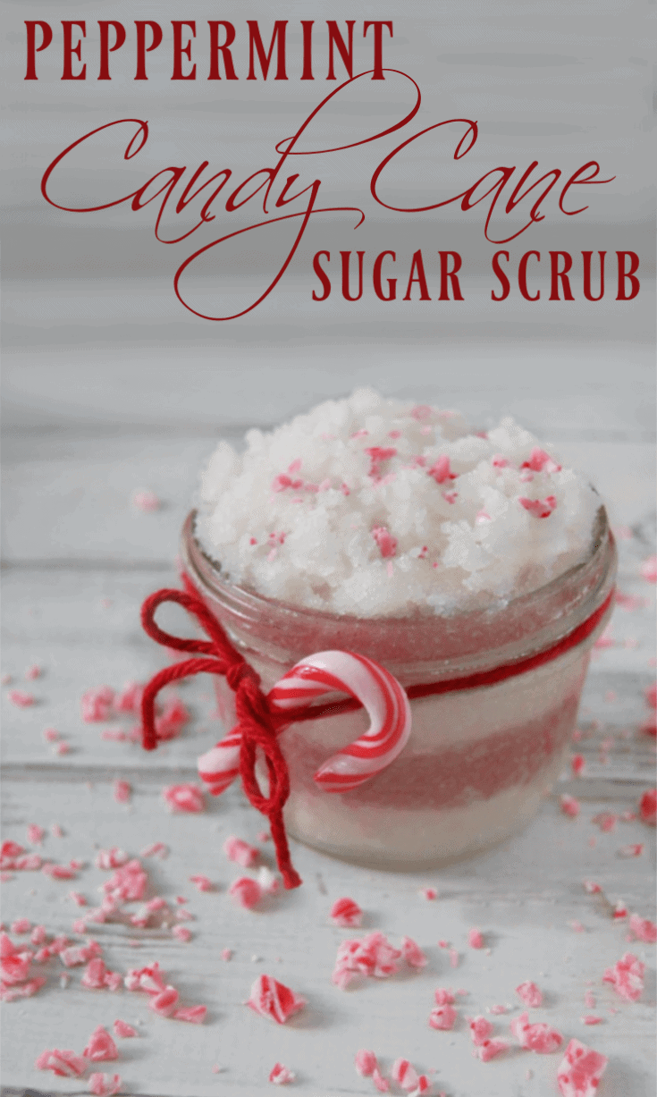 Peppermint Candy Cane Sugar Scrub The Pistachio Project