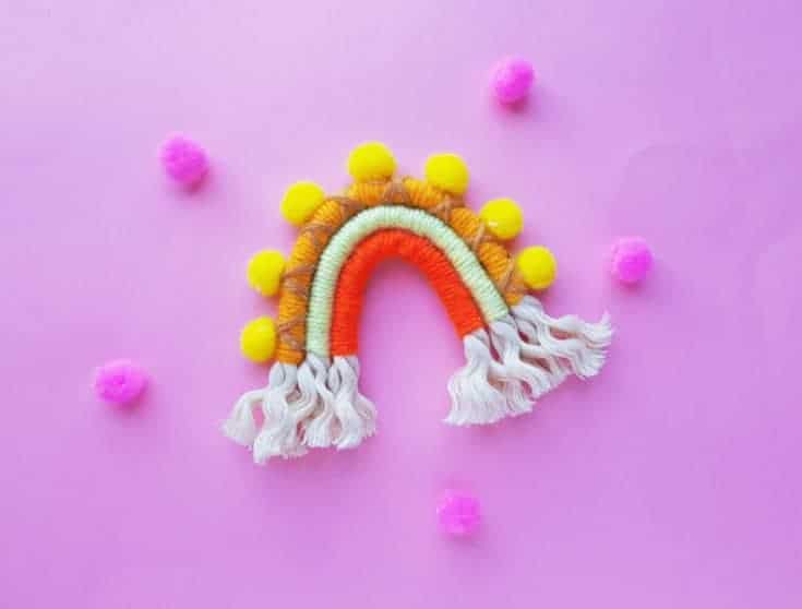 Rainbow Rope Wall Haning