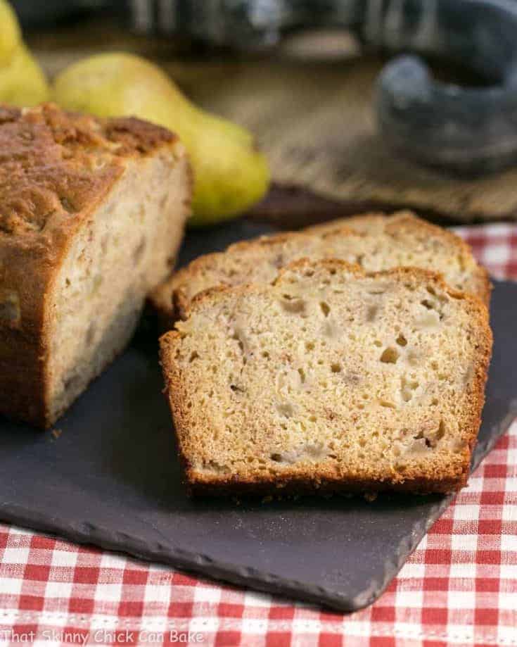 Sour Cream Pear Bread