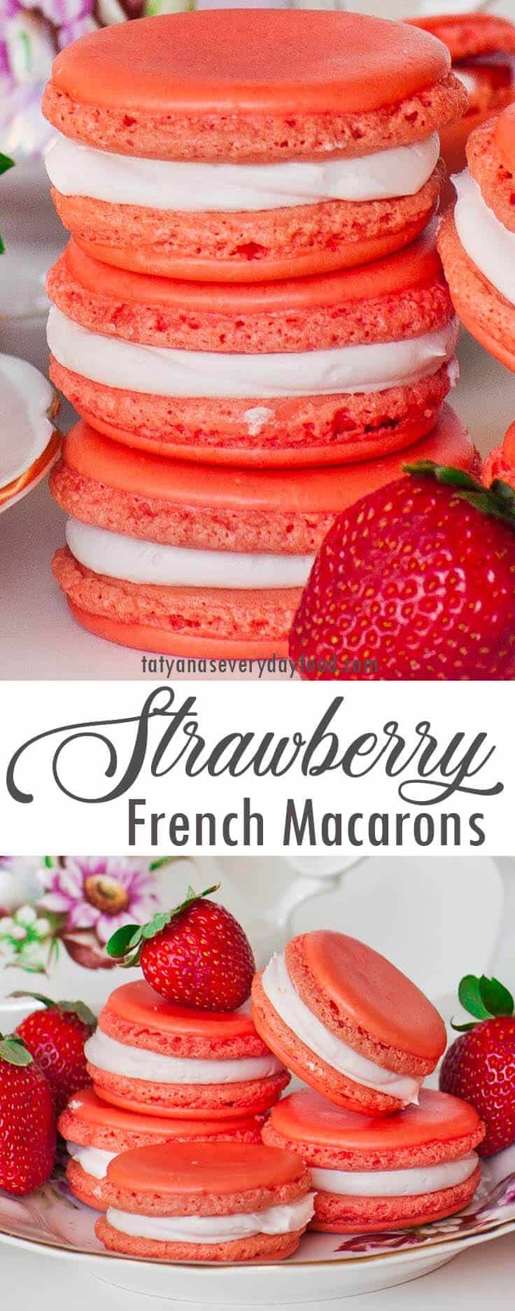 Triple Strawberry Macarons video recipe