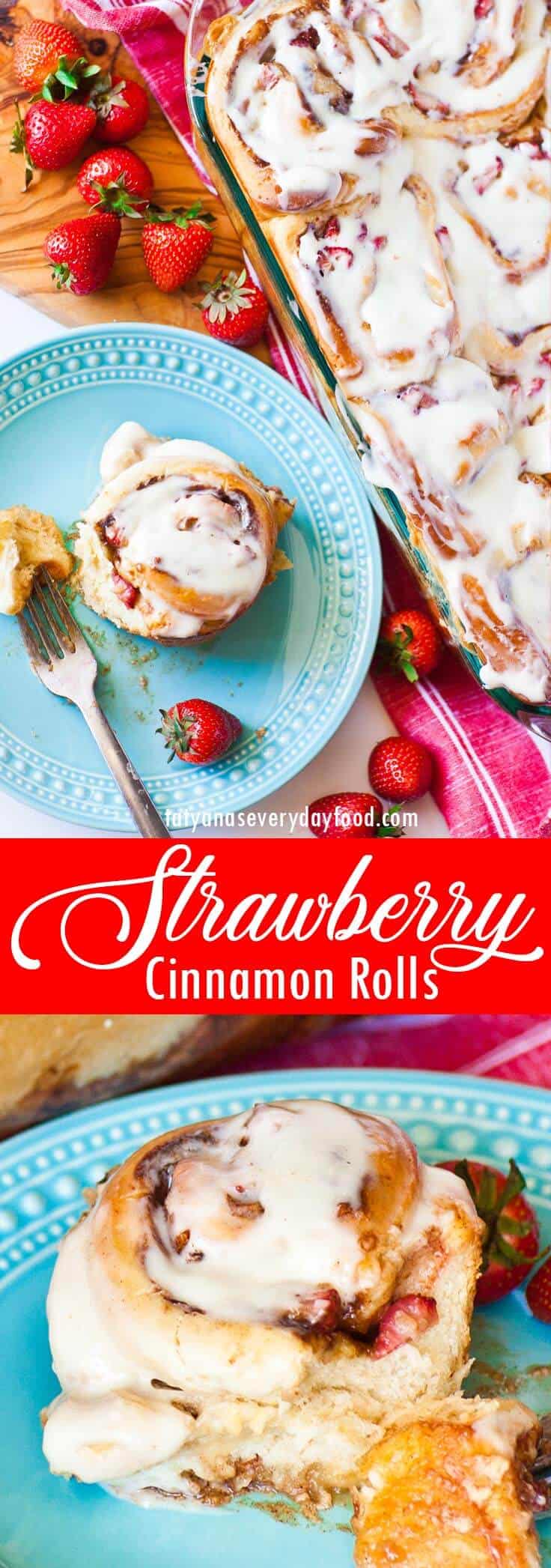 Strawberry Cinnamon Rolls video recipe