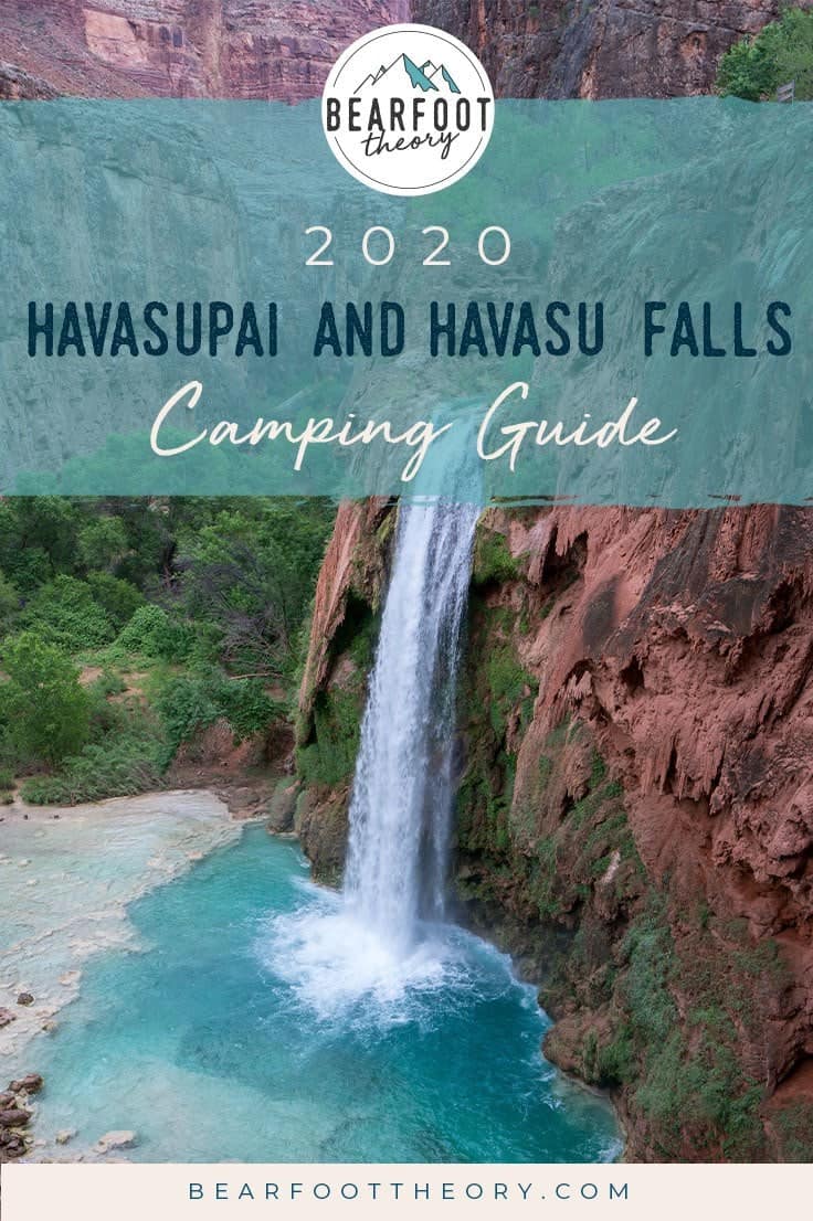 Havasu Falls Camping Guide // A complete travel guide to a one-of-a-kind Havasu Falls camping experience with everything you need to know about the trail, permits, campground, & gear.