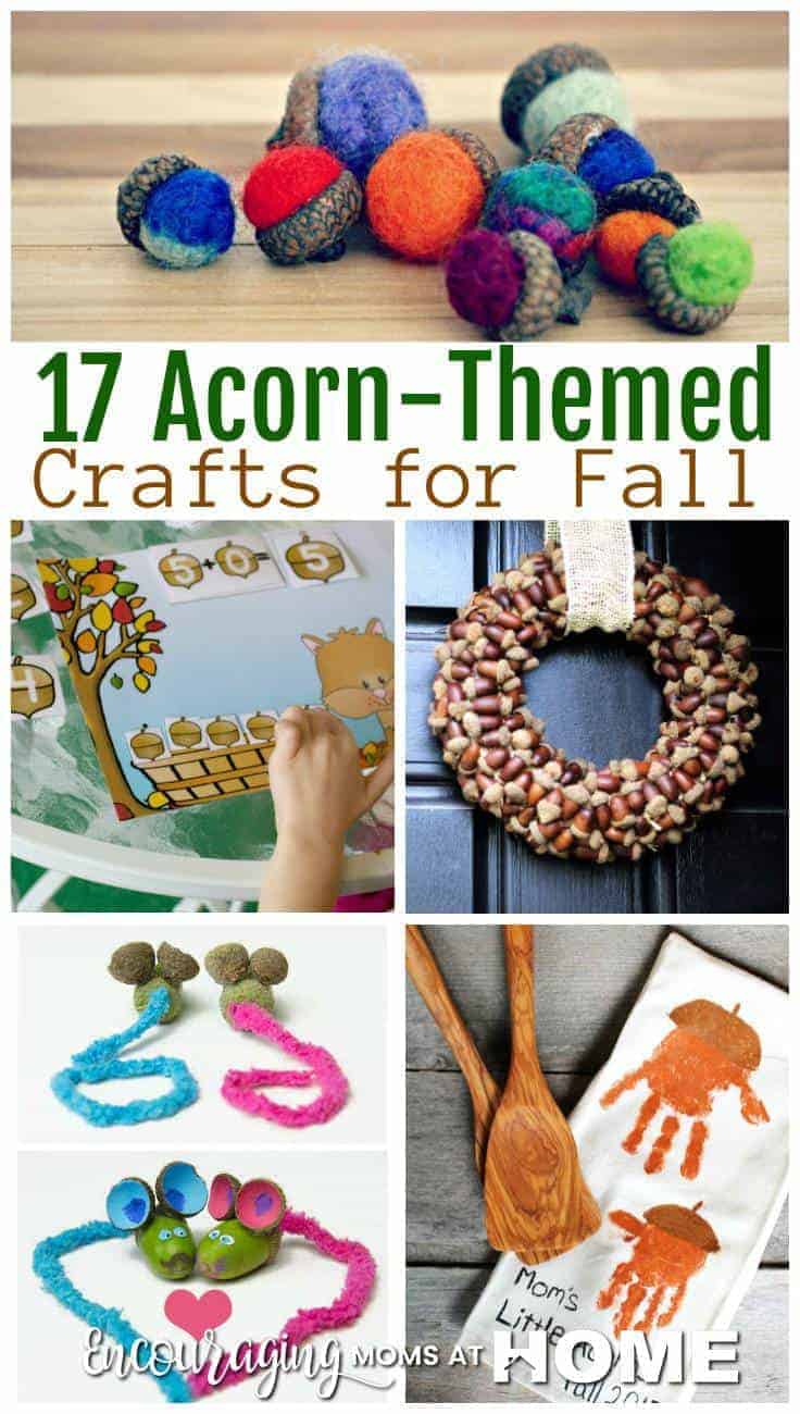 17 Acorn Themed Crafts for Kids to make this Fall
