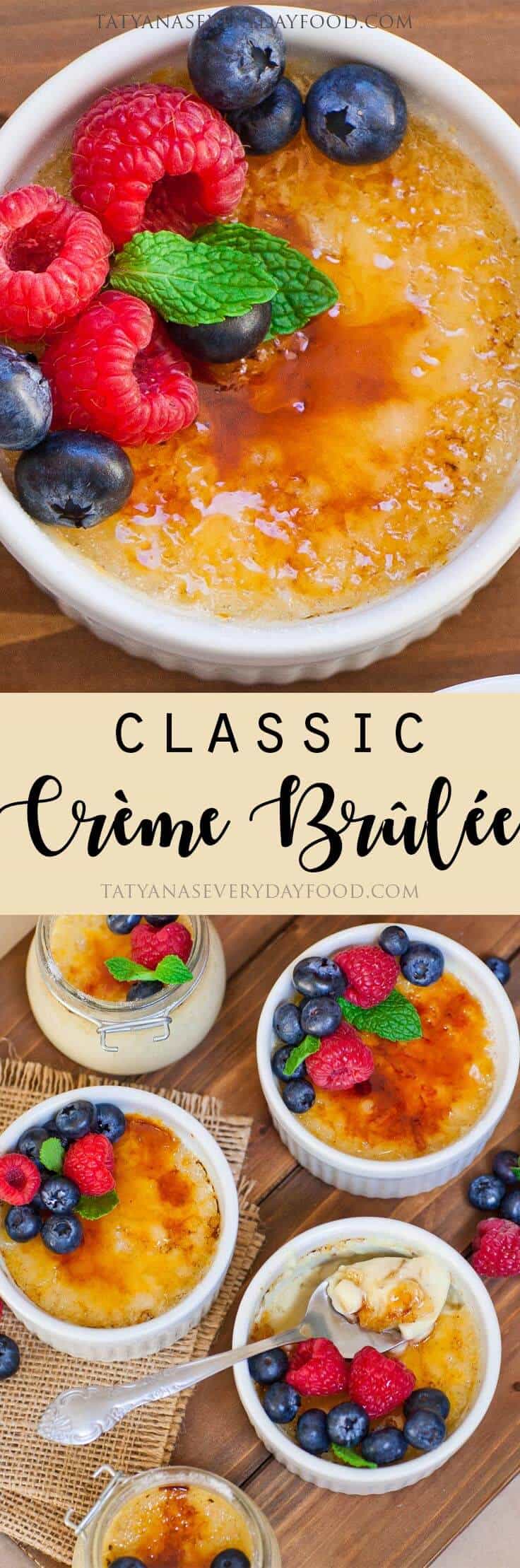 Classic Creme Brulee Recipe (video) - Tatyanas Everyday Food