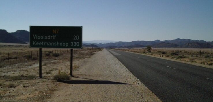 Along the N7 in South Africa