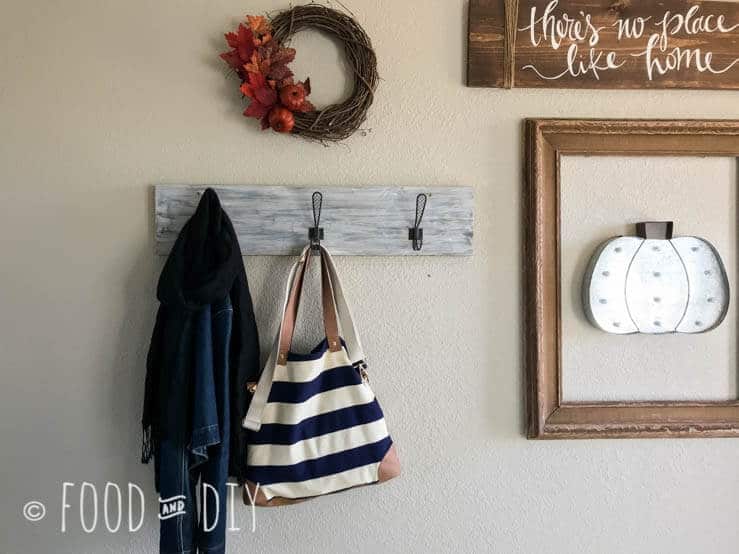 DIY Farmhouse Coat Rack