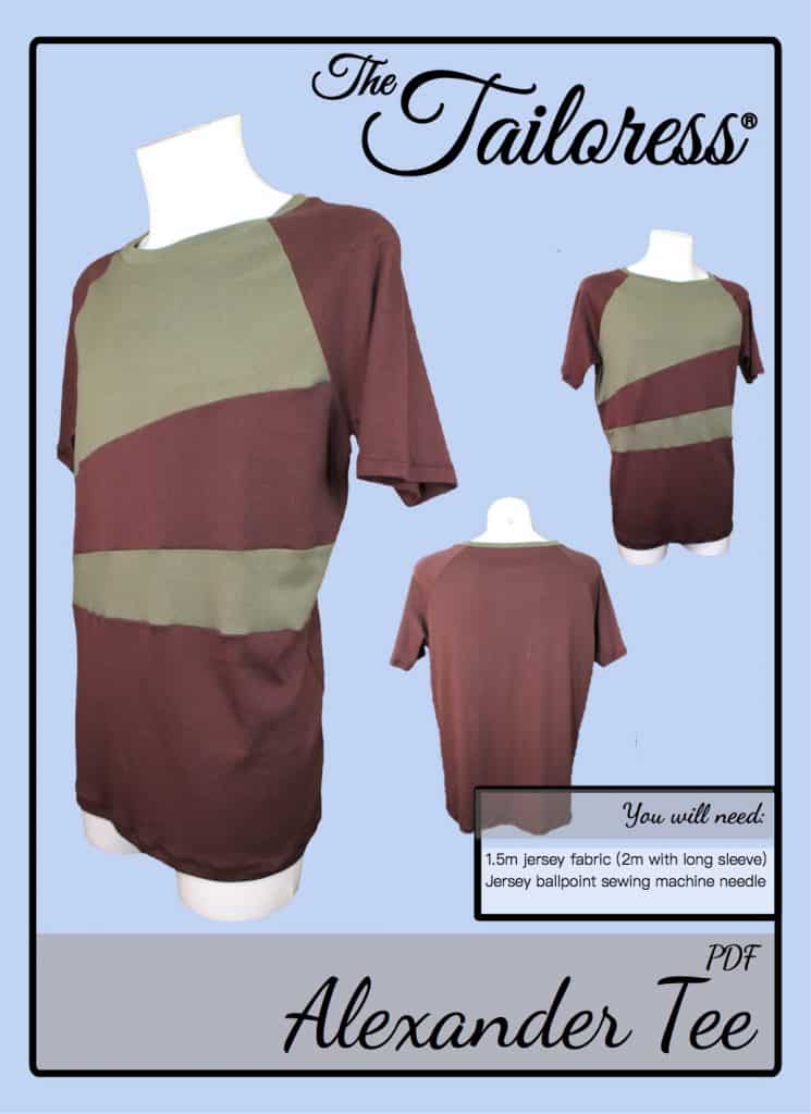 I modelli PDF da cucire sarta - Alexander Tee Tutorial The Tailoress PDF Sewing Patterns - Alexander Tee Tutorial