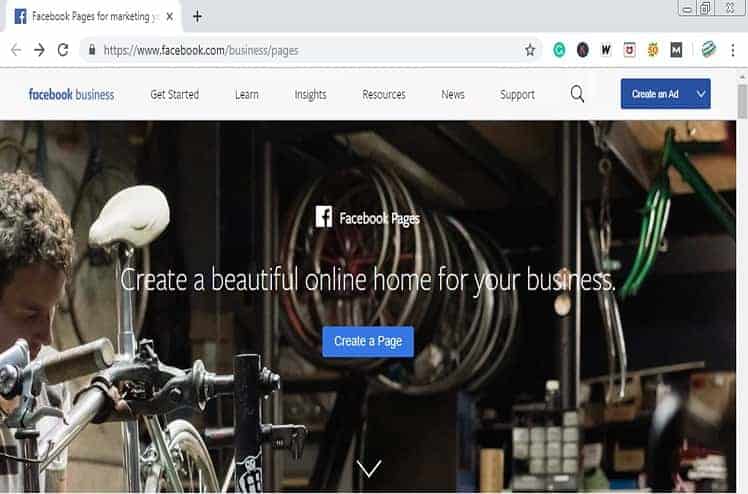 Web Design Course for Beginners: Webpages and Web Hosting 2 creating Facebook business page