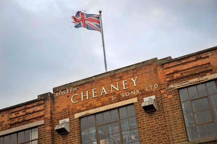 The factory, where Cheaney has been since 1903.