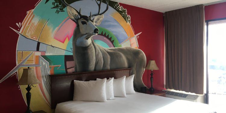 One of the artist rooms at the nativo lodge in albuquerque
