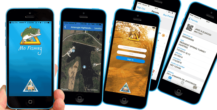 Screenshots from MDC's mobile and GIS apps.