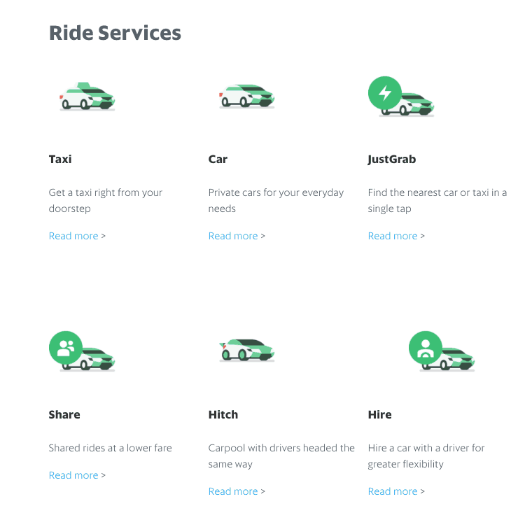 grab transport app singapore
