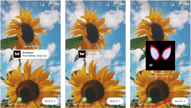 Publish the Instagram Story - How to add music to instagram story: Follow this Step 