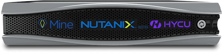 Nutanix Mine sauvegarde