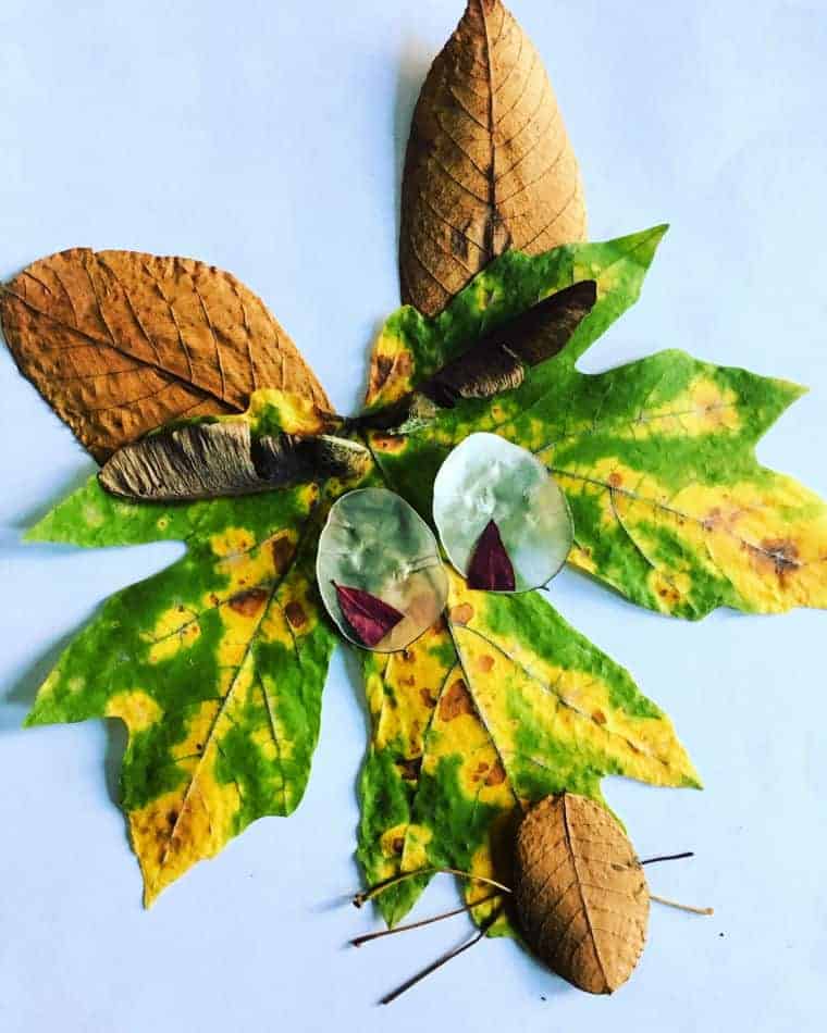 animal leaf craft