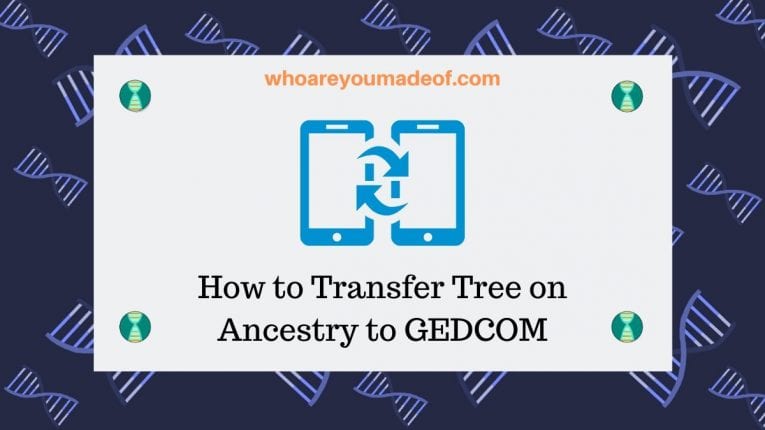 How to Transfer Tree on Ancestry to GEDCOM