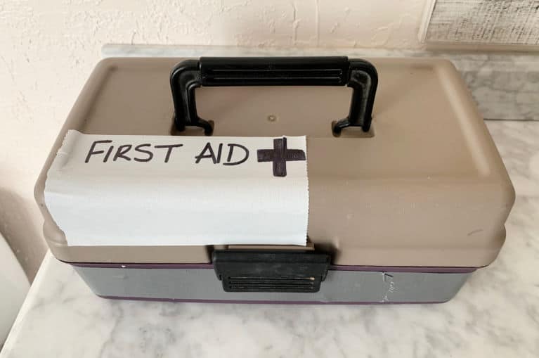 tackle box first aid kit