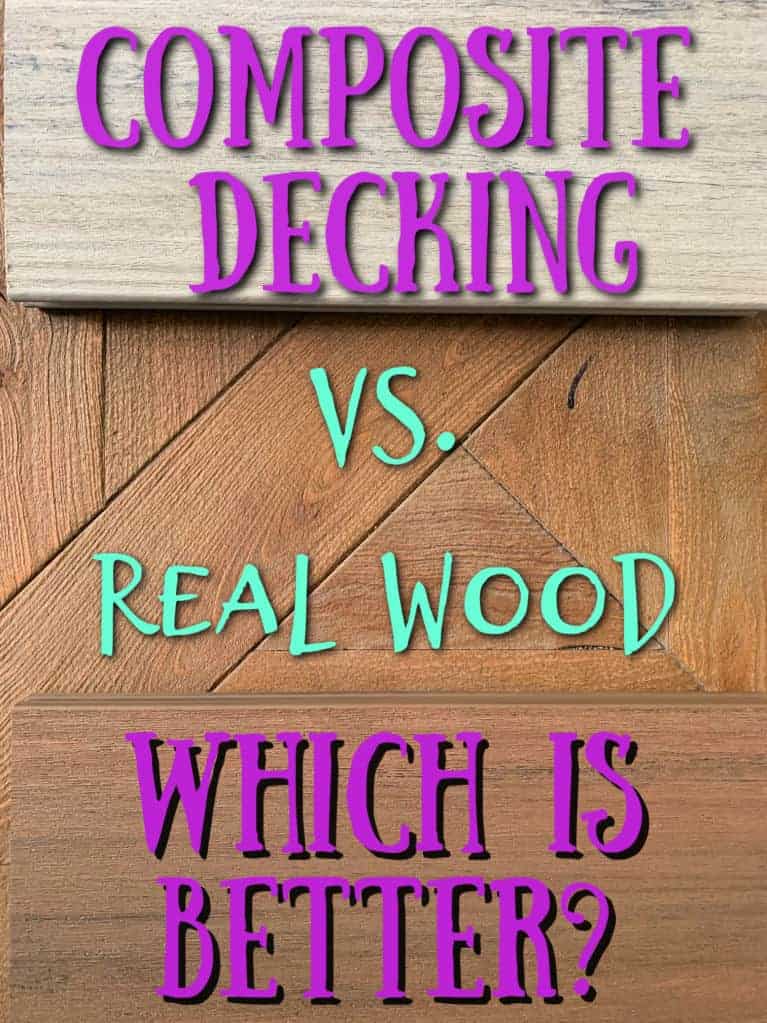 composite decking vs real wood
