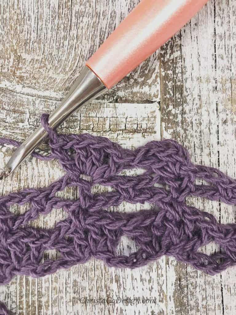 easy crochet lace picture of easy crochet lace cowl tutorial