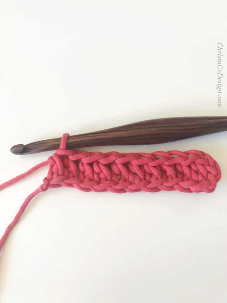 picture of row of ehdc stitches