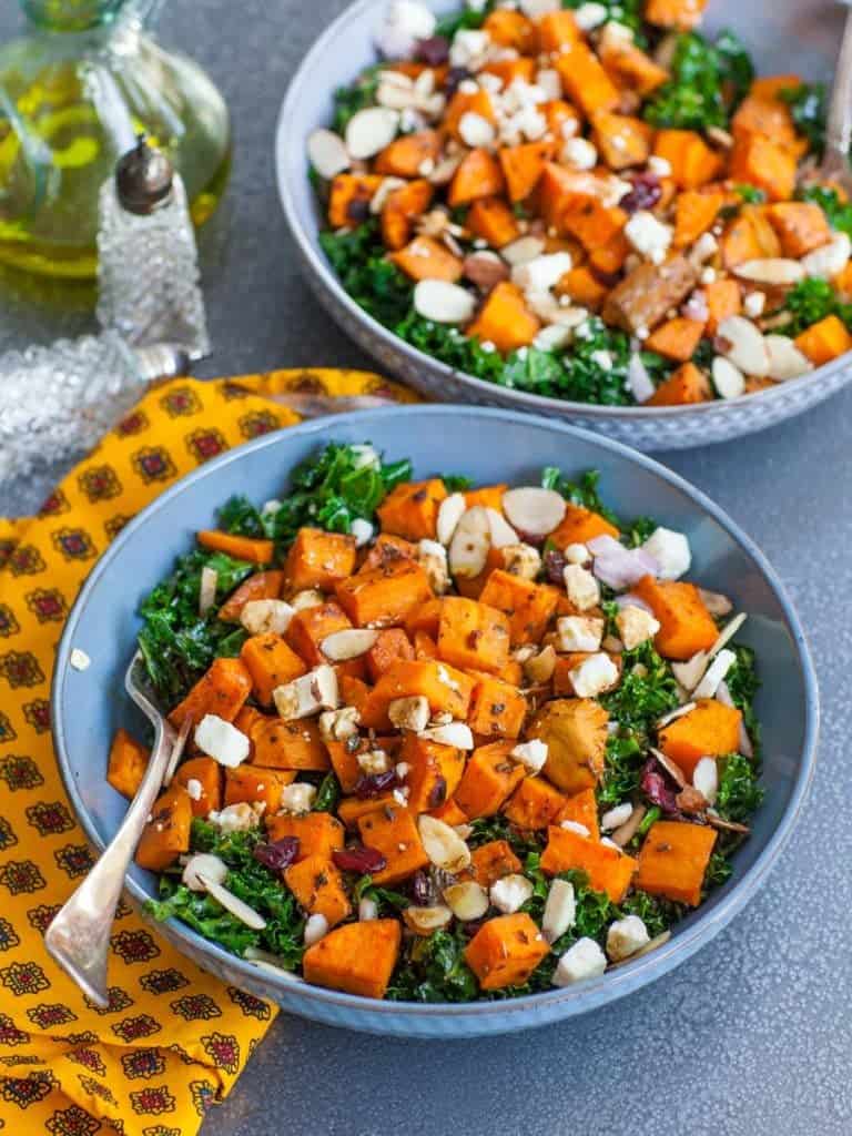 Kale Sweet Potato Salad (video) Tatyanas Everyday Food