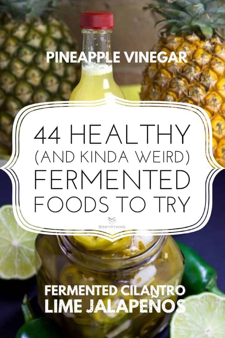 44 Exceptionally Healthy Fermented Foods You Can Make - Sortathing Food & Health Pineapple vinegar & Fermented Jalapenos