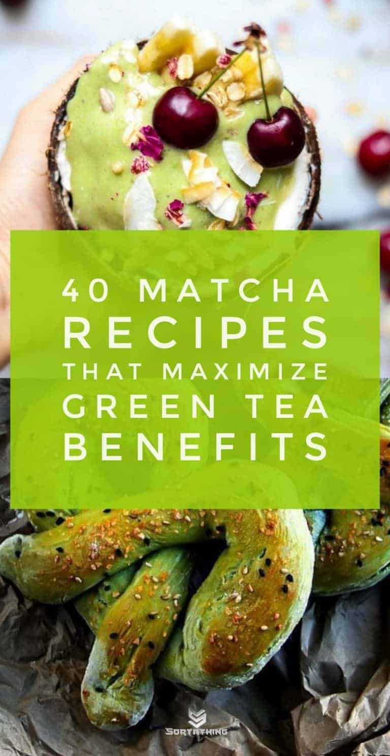 40 Powerful Matcha Recipes that Maximize Green Tea Benefits - Sortathing Food & Health 40 matcha recipes - nice ice cream & matcha pretzels