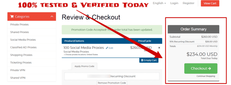 High Proxies Promo Code