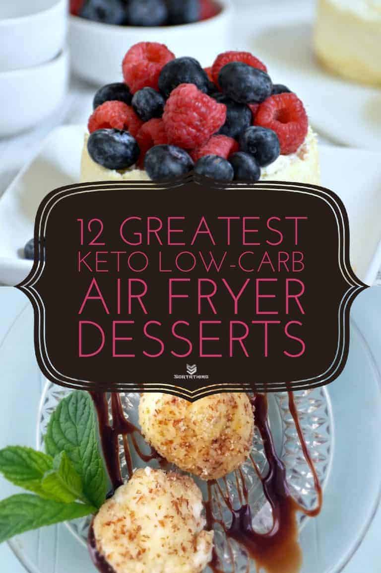 12 Greatest Keto Low-Carb Air Fryer Dessert Recipes for 2020 - Sortathing Food & Health Low Carb Air Fryer Cheesecake & Keto, Low Carb Air Fried Cheesecake Bites