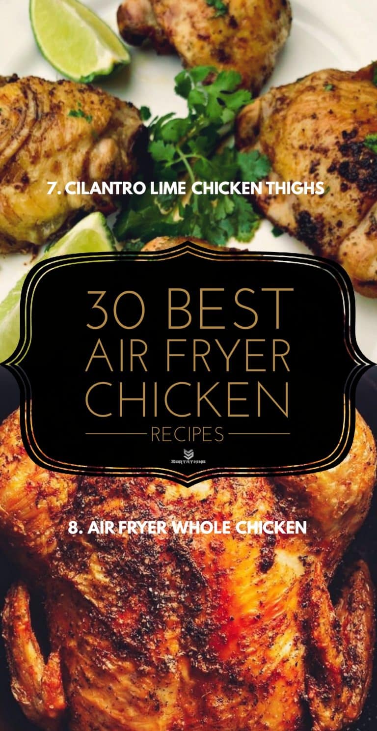 Air Fryer Cilantro Lime Chicken Thighs & Air Fryer Whole Chicken Air Fryer Cilantro Lime Chicken Thighs