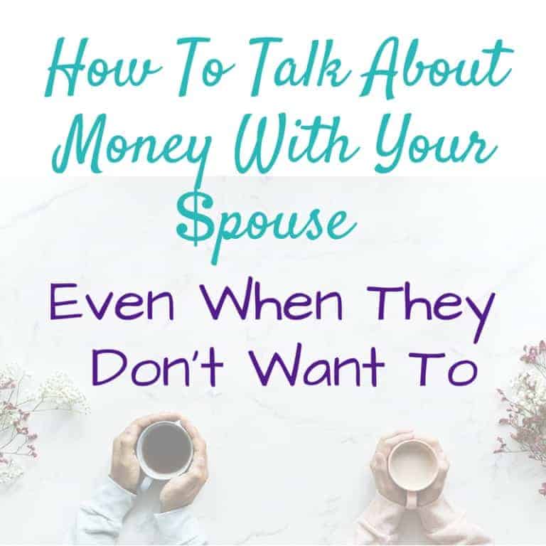 How to talk about money with your spouse - even when they don't want to