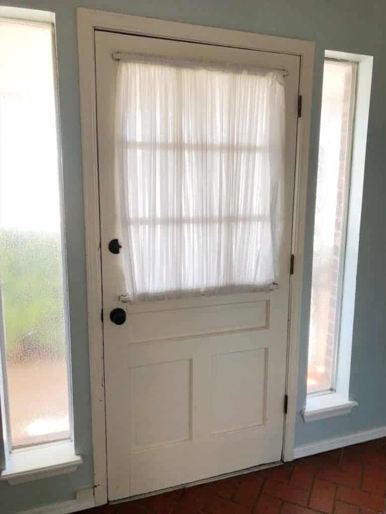 Front Door Makeover With Krylon Frosted Glass This Full Life 5