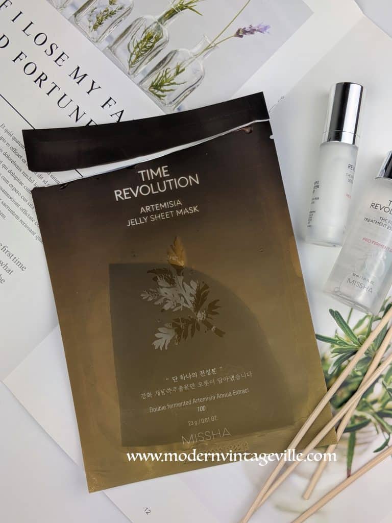 time revolution sheet mask