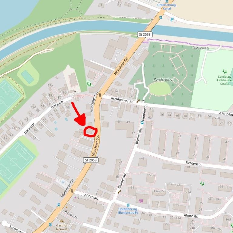 Videostudio in München / Unterföhring - Anfahrt und Lage