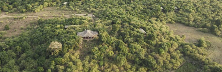 Tangulia Mara Camp Aerial View