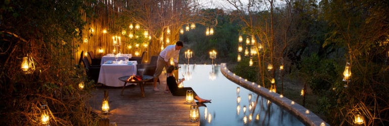 Londolozi Pioneer Camp Pool Dining