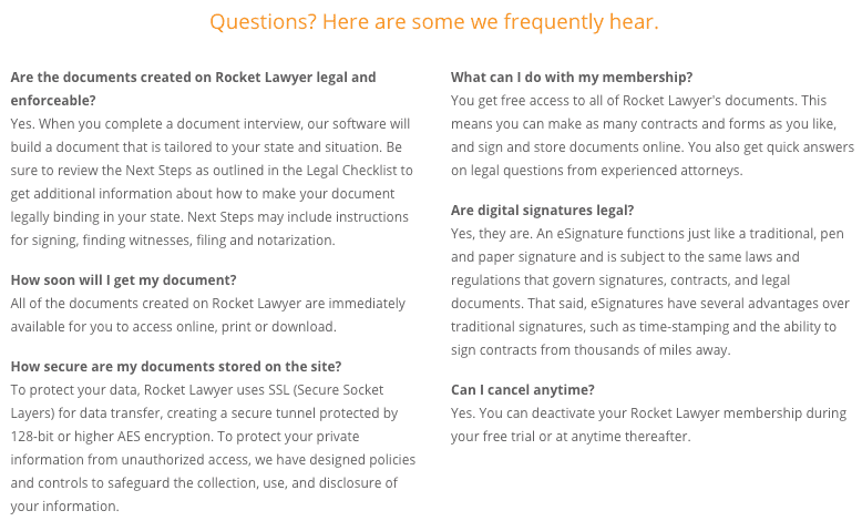 rocket lawyer pricing rocket lawyer pricing