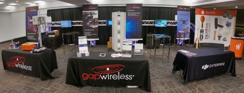 Gap Wireless at wireless telecommunication, mobile broadband, network infrastructure, and RF test and measurement trade shows and conferences