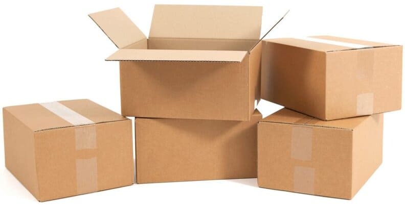 Stacked boxes