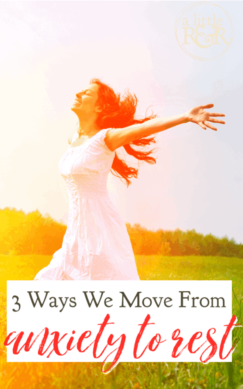 In the book of Ruth we discover there are three ways women can move from the churning of anxiety to rest and perfect peace in their homes.. #alittlerandr #rest #anxiety #fear #faith #onlinebiblestudy #Ruth