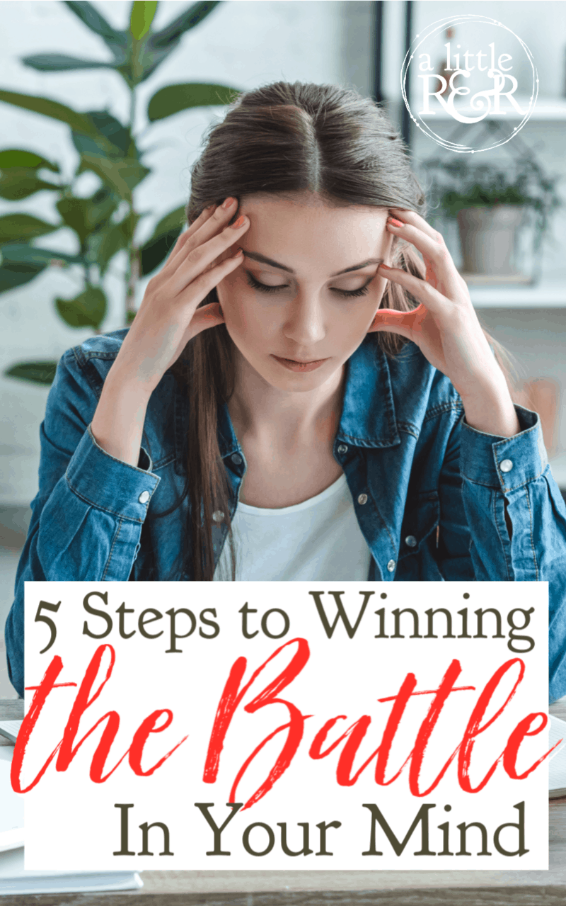 When you begin to engage in spiritual warfare, you must first win the battle in your mind. Here are 3 steps to help you win the victory. #alittlerandr #spiritualwarfare #renewingthemind #Bible #meditation #Bibleverses