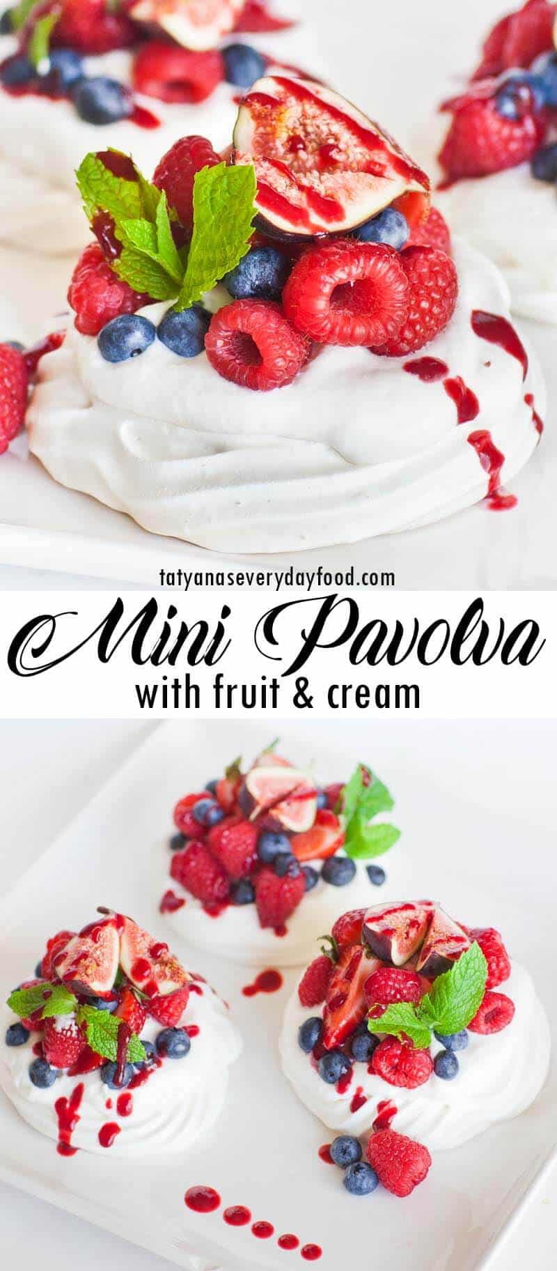Mini Fruit Pavlova recipe