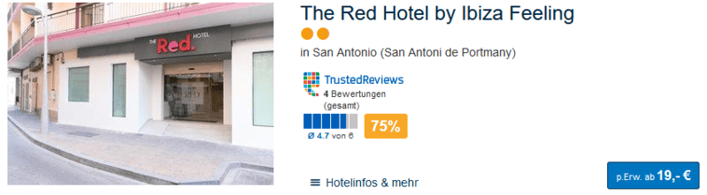 The Red Hotel by Ibiza-Feeling The Red Hotel by Ibiza-Feeling