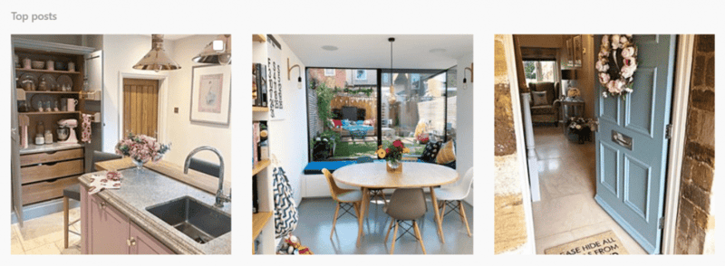 #LoveJL images from Instagram showing John Lewis products in homes