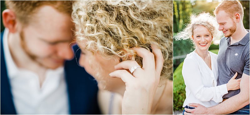Romantic Engagement session in Chicago Botanic garden