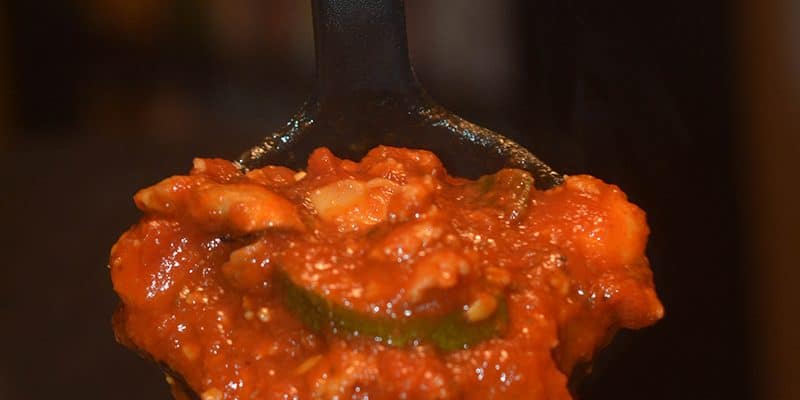 Garden Vegetable Marinara with Bolognese Variation