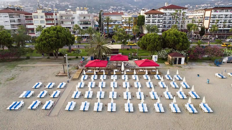 Strandabschnitt vom Arsi Enfi City 4 Sterne Beach Hotel Strandabschnitt vom Arsi Enfi City 4 Sterne Beach Hotel