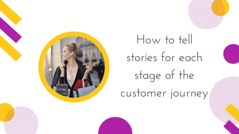 Cover image for how to tell stories at each stage of the customer journey