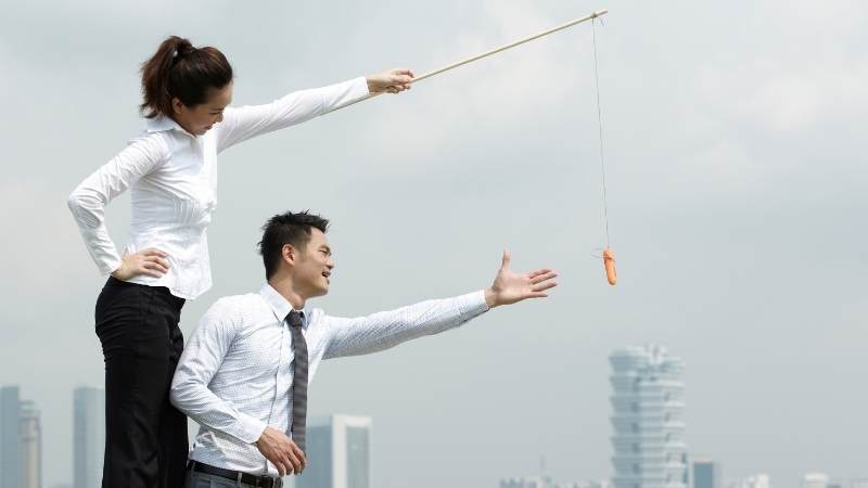 24 Easy Ways to Be A Successful Motivational Speaker 6 carrot and stick motivation